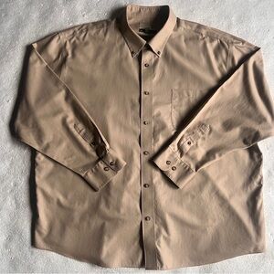Cabela's Men's Brown Casual Button Down Shirt